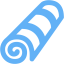 tropical blue sleepin mat icon