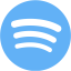 tropical blue spotify icon