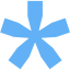 tropical blue star 13 icon