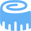 tropical blue tape measure 2 icon