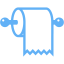 tropical blue toilet paper 2 icon