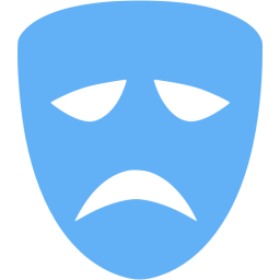 tragedy mask icon