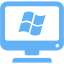 tropical blue windows client icon