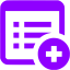 violet add property icon