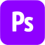 violet adobe ps icon