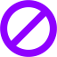 violet ban icon