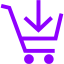 violet cart 20 icon