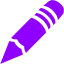 violet crayon icon