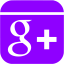 violet google plus 6 icon