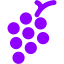 violet grapes icon