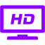 violet hdtv icon