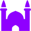 violet mosque icon