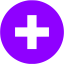 violet plus 7 icon