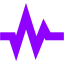 violet pulse icon