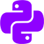 violet python icon