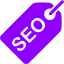 violet seo tag icon