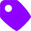 violet tag 2 icon