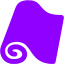 violet wallpaper roll icon