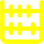 yellow abacus icon