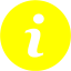 yellow about icon