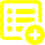 yellow add list icon