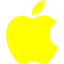 yellow apple icon