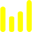 yellow bar chart 6 icon