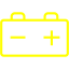 yellow battery 12 icon