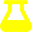 yellow beaker icon