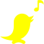 yellow bird icon