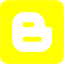 yellow blogger 3 icon