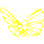 yellow butterfly 2 icon