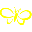 yellow butterfly 3 icon