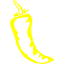 yellow chili pepper 13 icon