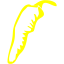 yellow chili pepper 20 icon