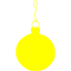 yellow christmas 18 icon