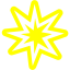yellow flash bang icon
