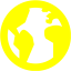 yellow globe 7 icon