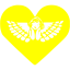 yellow heart 64 icon