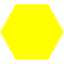 yellow hexagon icon