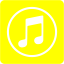 yellow itunes 2 icon