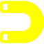 yellow magnet icon