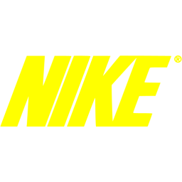 yellow nike logo