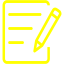 yellow notepad icon