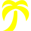 yellow palm tree icon