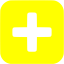 yellow plus 6 icon