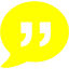 yellow quote icon