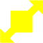 yellow resize 10 icon