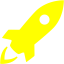 yellow rocket icon