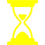 yellow sandglass icon